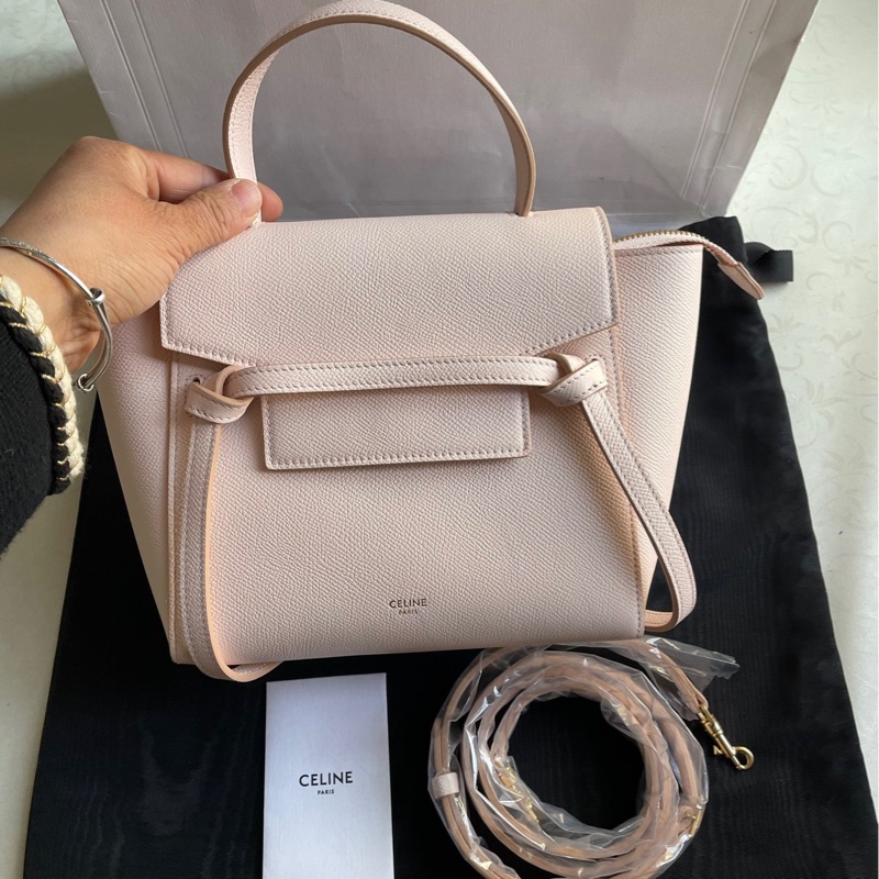 Celine櫻花粉鯰魚包-0