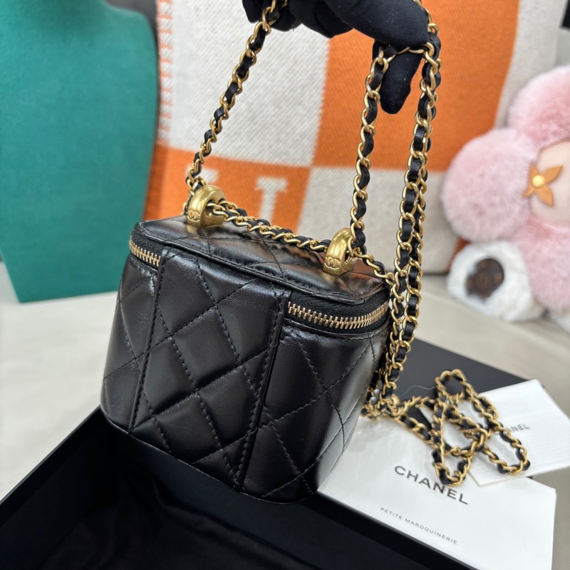 Chanel黑金金珠小盒子-3