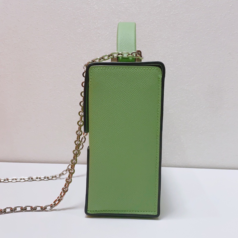 Hermes Cinhetic big 3i酪梨綠盒子肩背斜背包18×17×10 98新配件盒子塵袋-4