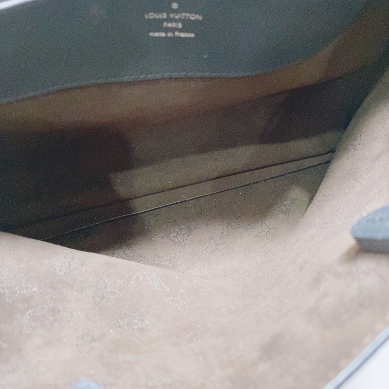 lv 黑色bella tote月光女神鏤空透光手提斜背包32x23x13  98新配件盒子塵袋-2