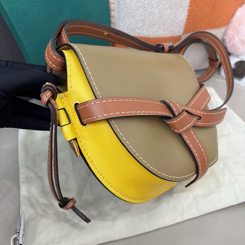 Loewe拼色Gate中號-2