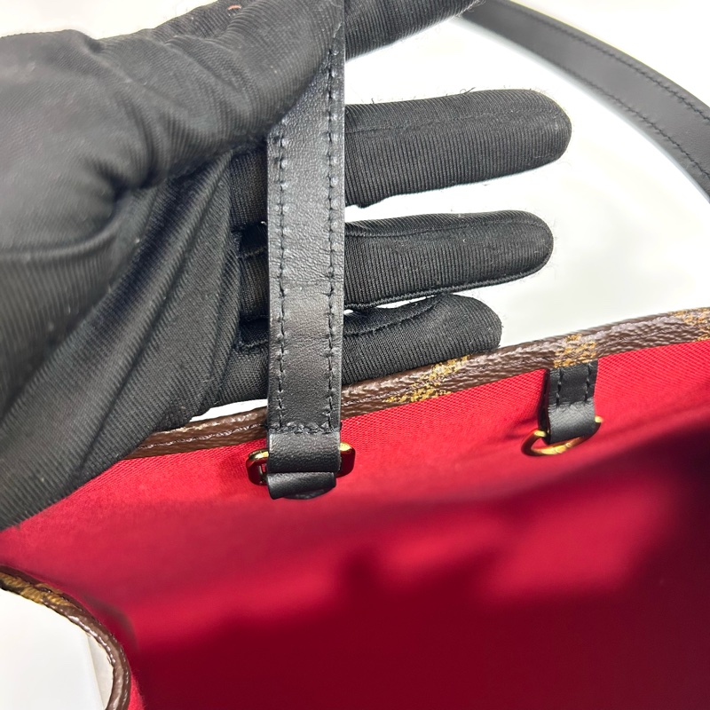 ☕️路易威登托特包LV老花雙拼色onthego MM手提肩背托特包M45321-24