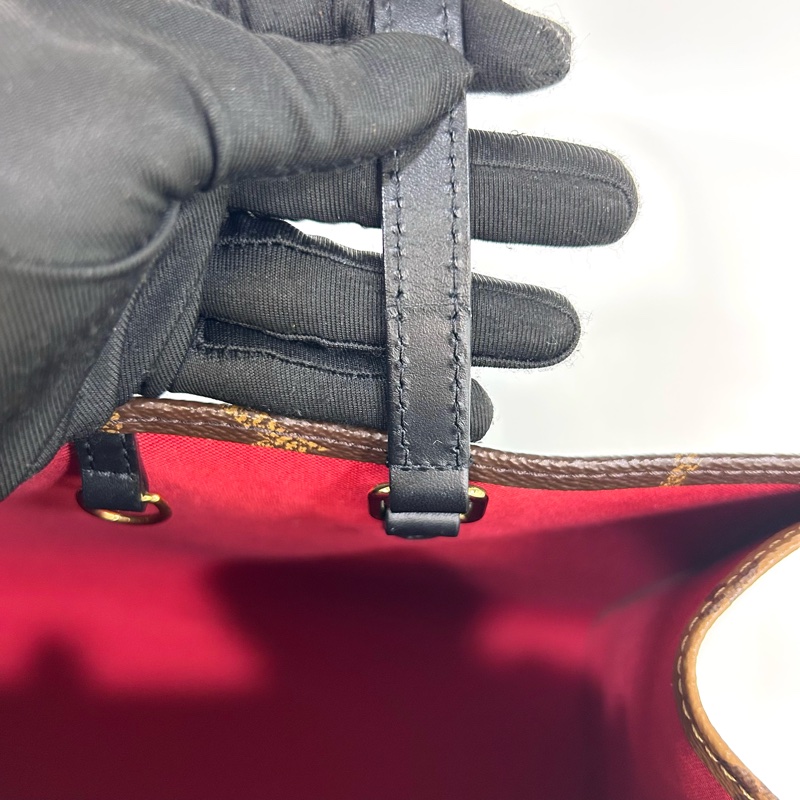 ☕️路易威登托特包LV老花雙拼色onthego MM手提肩背托特包M45321-25