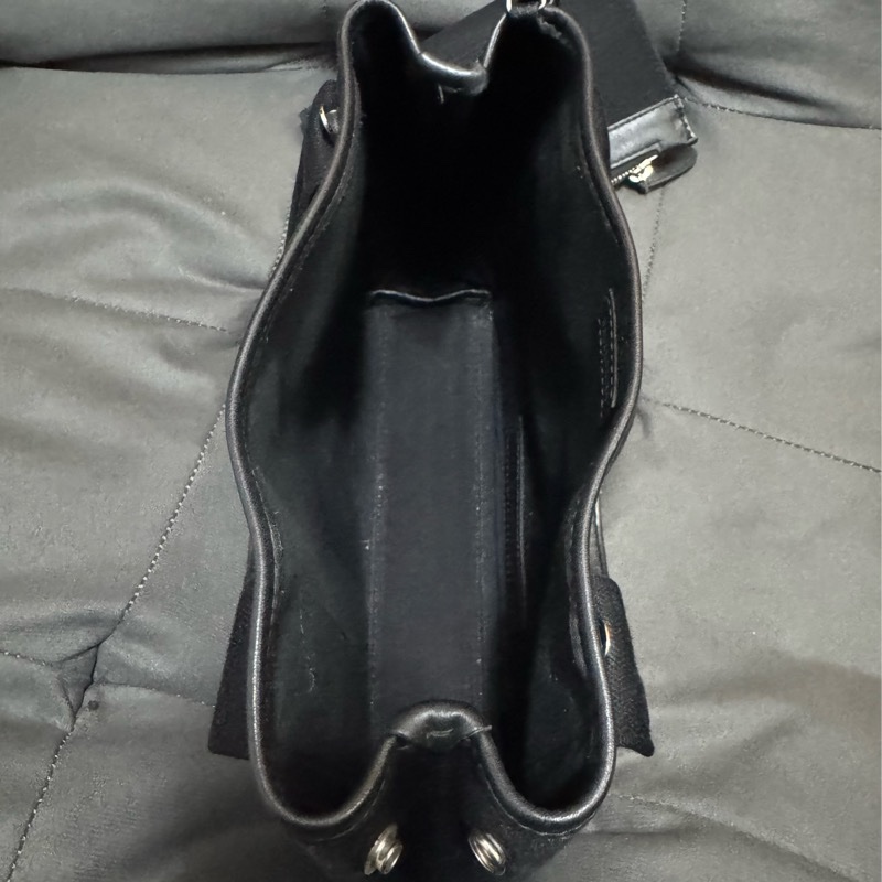 BALENCIAGA 黑色手提帆布包 子母包XS-3