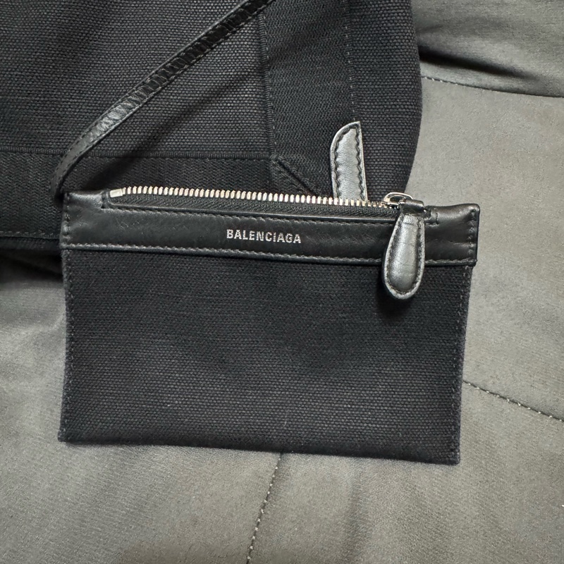 BALENCIAGA 黑色手提帆布包 子母包XS-12