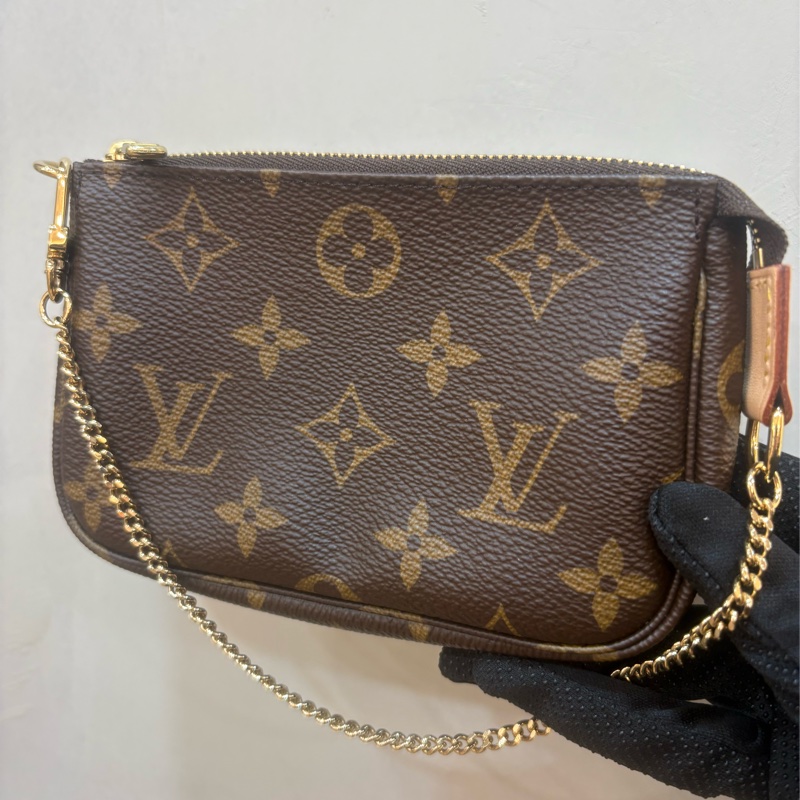 LV 老花mini 麻將包 全新-0