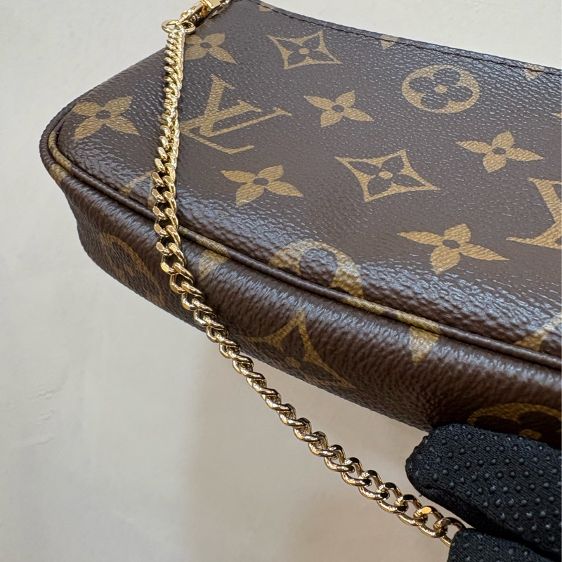 LV 老花mini 麻將包 全新-1