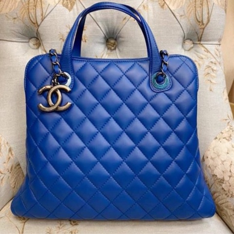 Chanel 全新未使用 希臘藍兩用美包