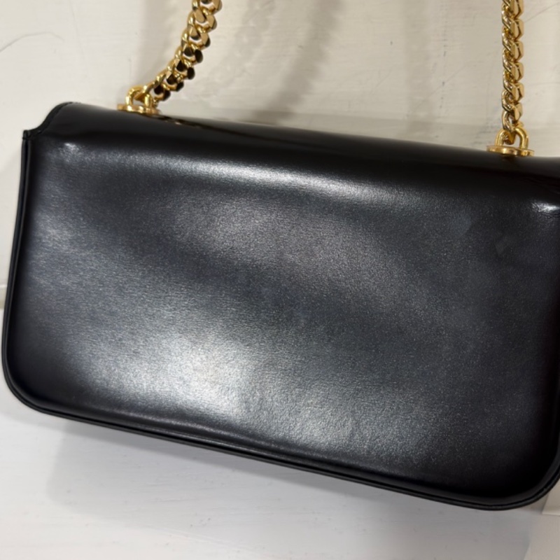 #過上新款在售12萬 #閒置🈶購證 Celine黑金凱旋門鏈條腋下包-15