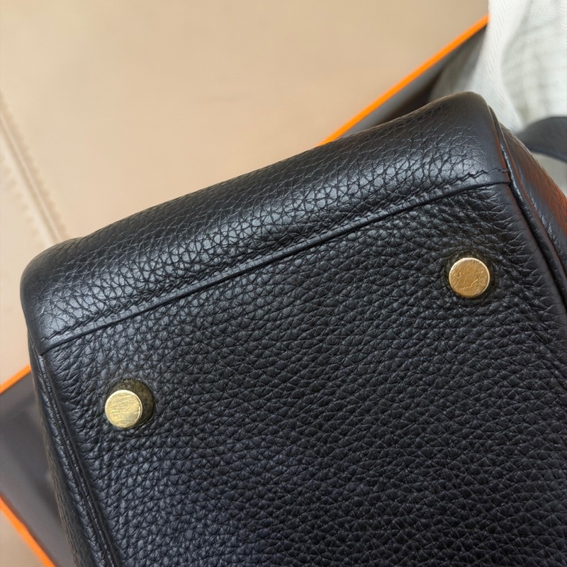 99新帶膜❤️ 愛馬仕 #lindy26 #黑金 #TC皮 #金釦-13