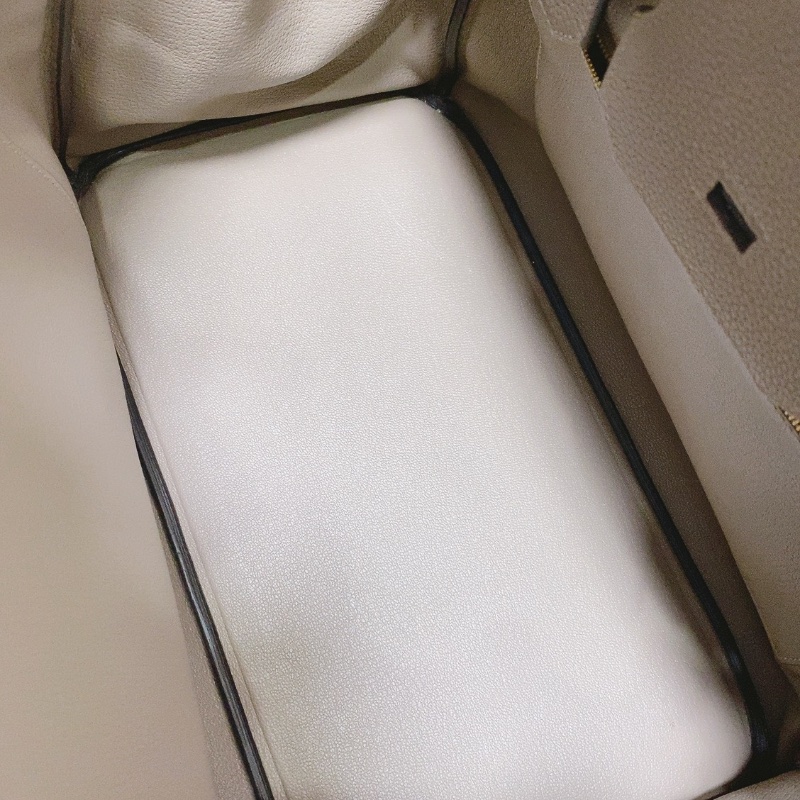 Hermes 銀河灰瀝青灰金扣Brikin35手提包togo皮 35*24*19 98新配件鑰匙鎖塵袋雨衣-2