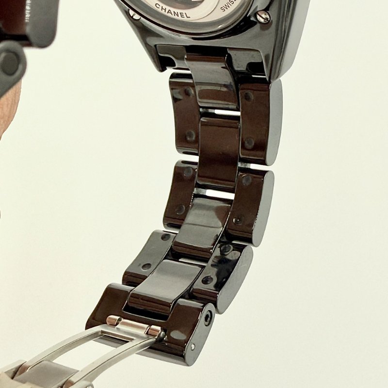 CHANEL - 黑色陶瓷J12點鑽Caliber手錶-15