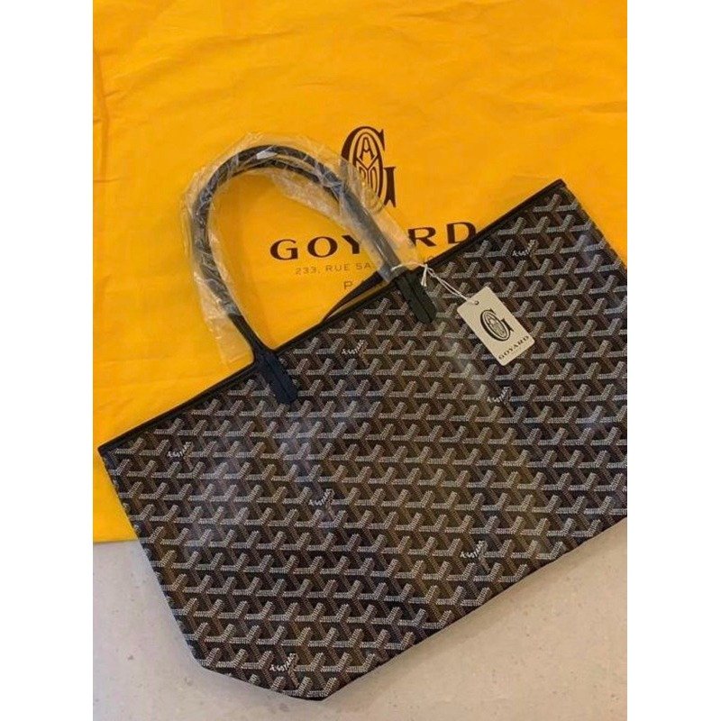 🇫🇷經典Goyard tote bag PM款 高雅德 托特包 黑色款 全新全配-0