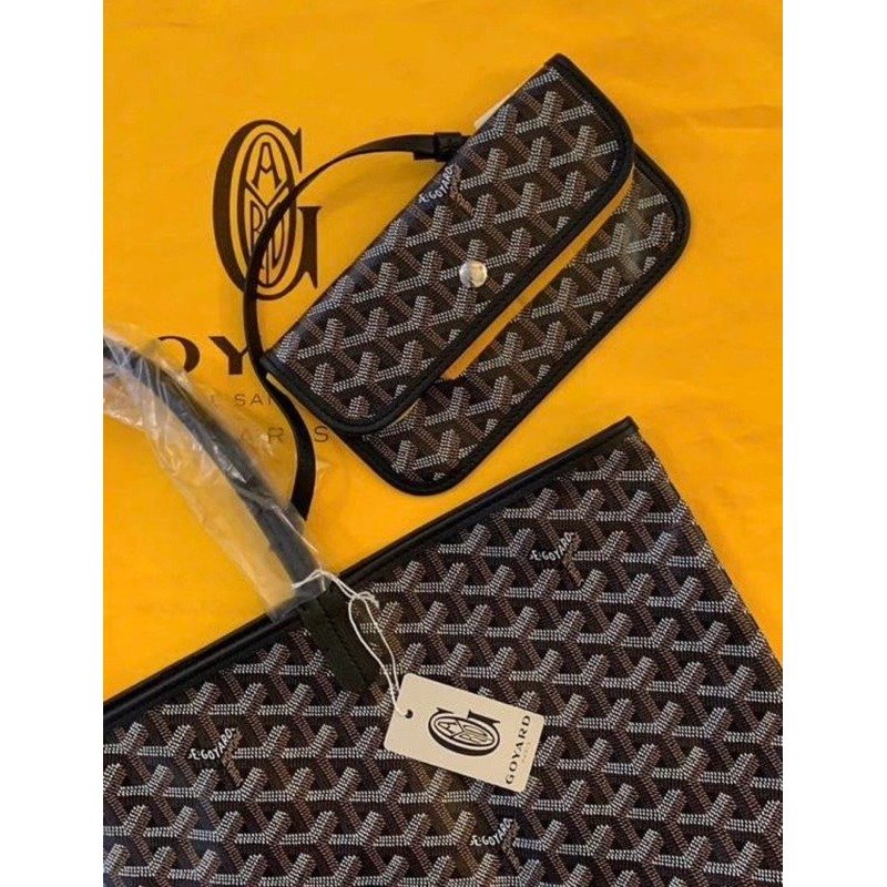 🇫🇷經典Goyard tote bag PM款 高雅德 托特包 黑色款 全新全配-1