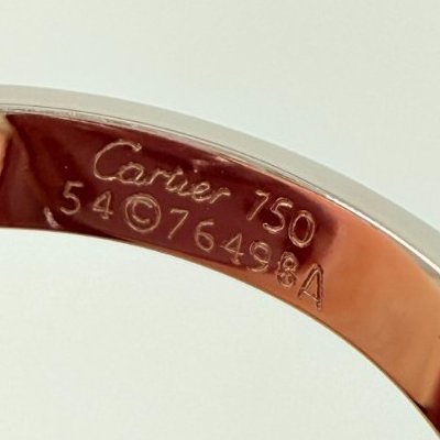 CARITER - 白K金圓形滿鑽 Himalia 戒指-12