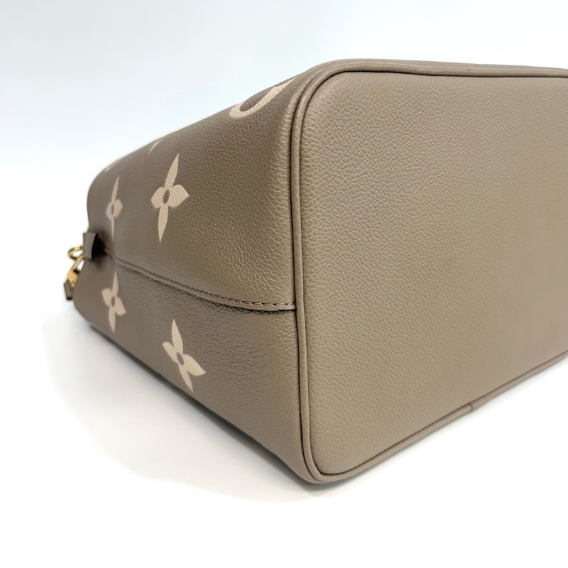 🩶路易威登大象灰水桶包LV斑鳩灰牛皮NéoNoé MM抽繩水桶包M45555-9