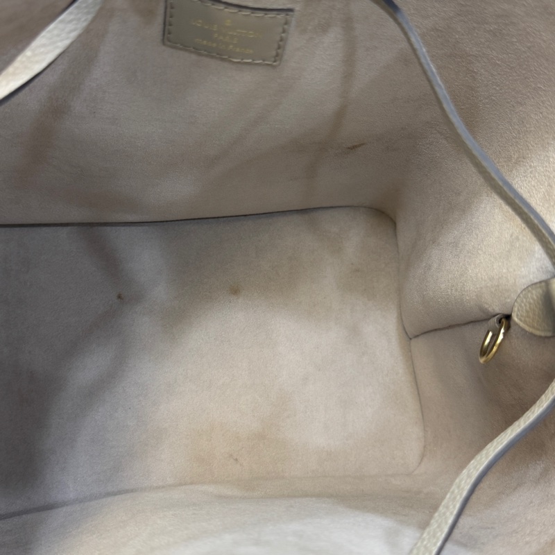 送🔥內膽包路易威登大象灰水桶包LV斑鳩灰牛皮NéoNoé MM抽繩水桶包M45555-30