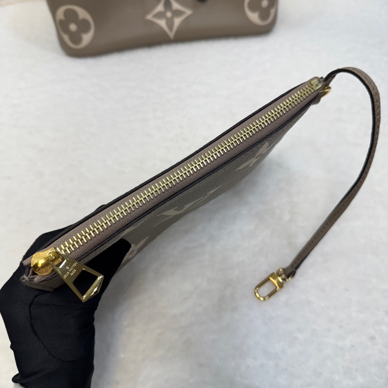 送🔥內膽包路易威登大象灰水桶包LV斑鳩灰牛皮NéoNoé MM抽繩水桶包M45555-16