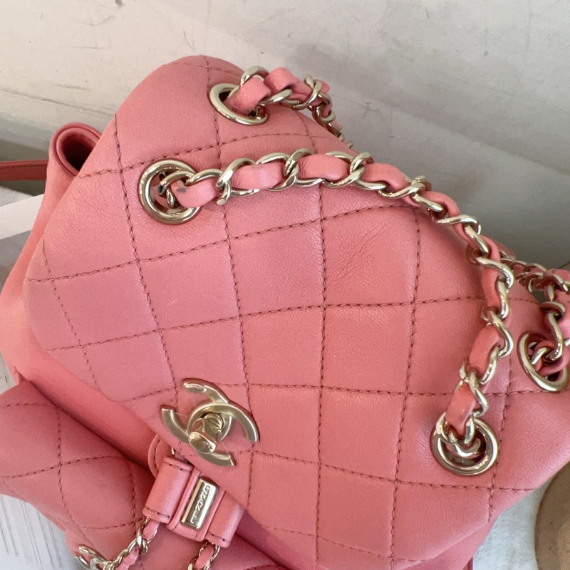 ෆ Chanel Duma後背包 粉色青蛙後背🌸-8