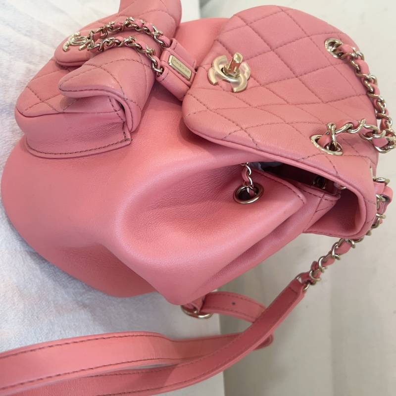 ෆ Chanel Duma後背包 粉色青蛙後背🌸-12