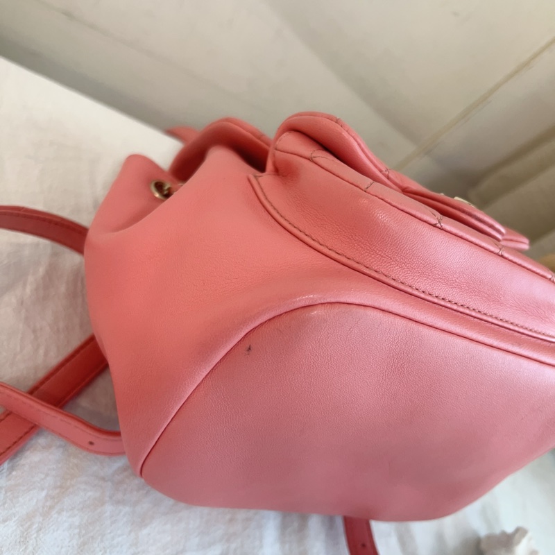 ෆ Chanel Duma後背包 粉色青蛙後背🌸-15