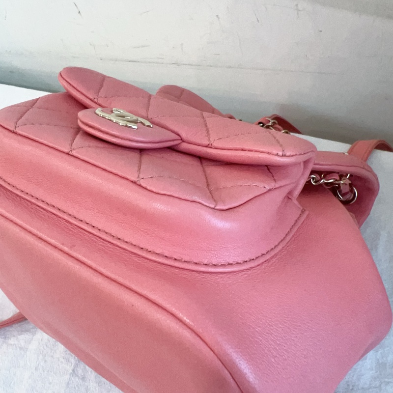 ෆ Chanel Duma後背包 粉色青蛙後背🌸-17