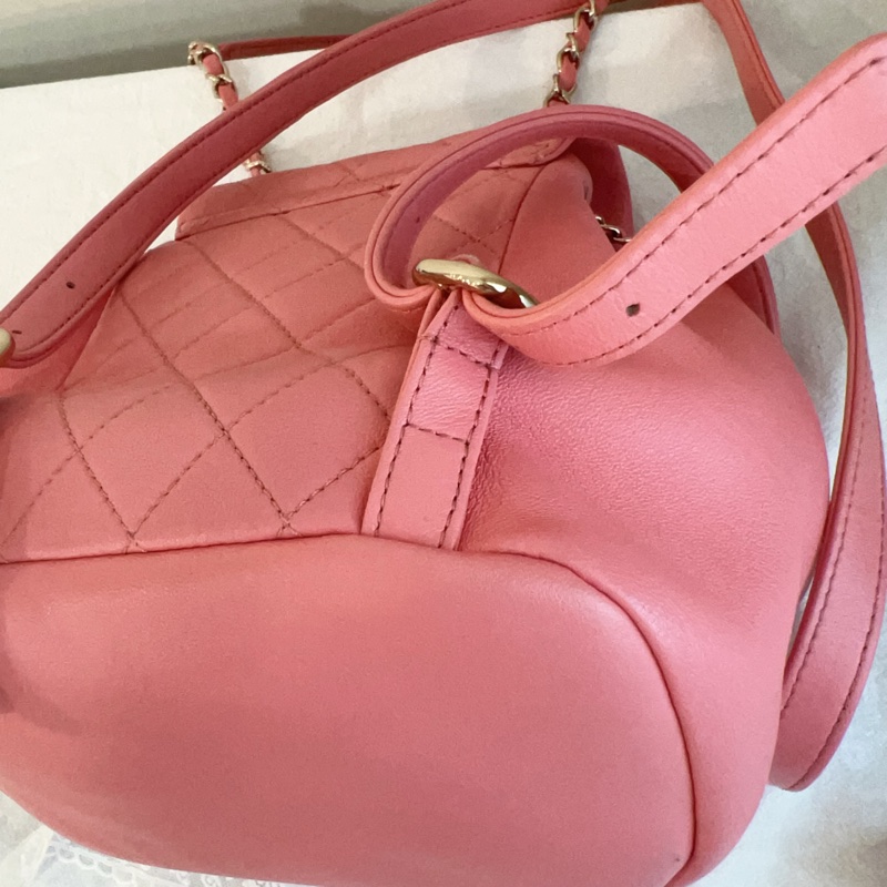 ෆ Chanel Duma後背包 粉色青蛙後背🌸-18