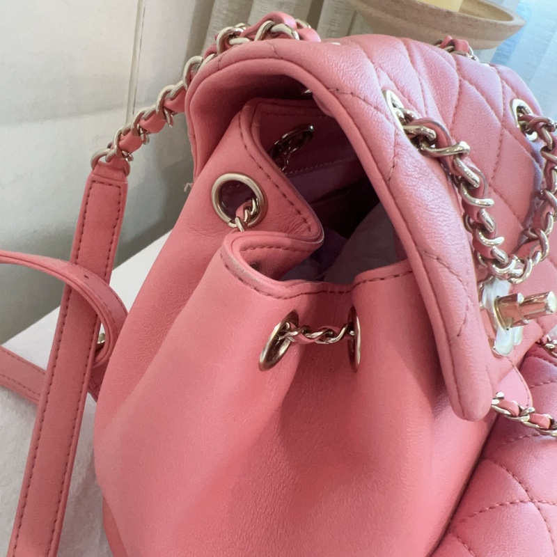 ෆ Chanel Duma後背包 粉色青蛙後背🌸-26