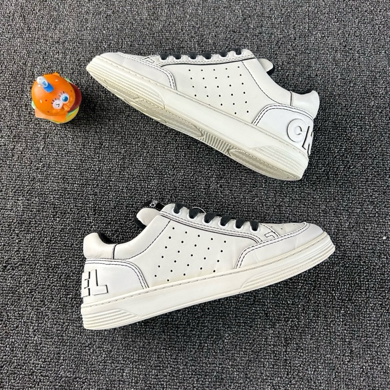 Chanel香奈兒黑白熊貓板鞋 尺碼：36.5-11