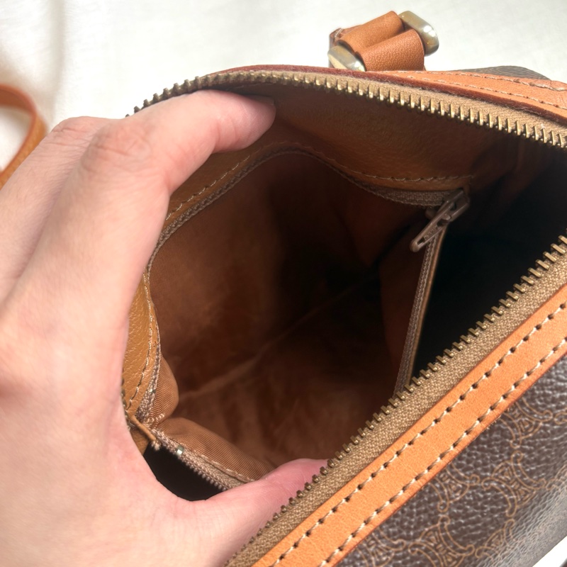 Celine 凱旋門老花波士頓斜挎包 Macadam boston crossbody bag-18