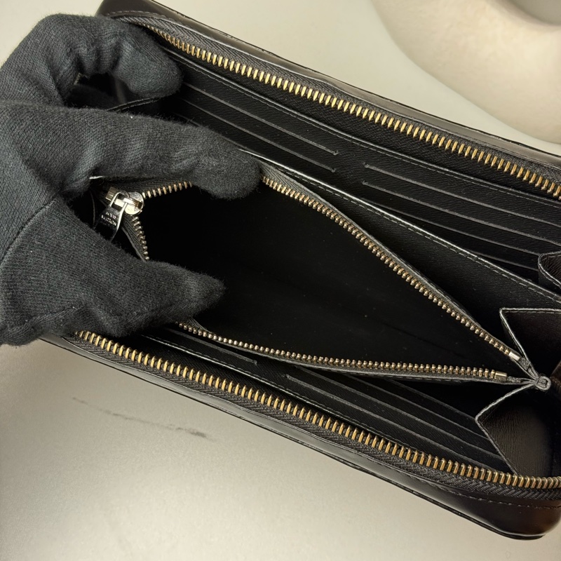 Lv Zippy Xl 黑老花商務手拿包/長夾-16