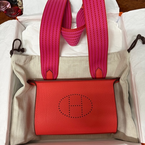 Hermes Videpoches Orange Field