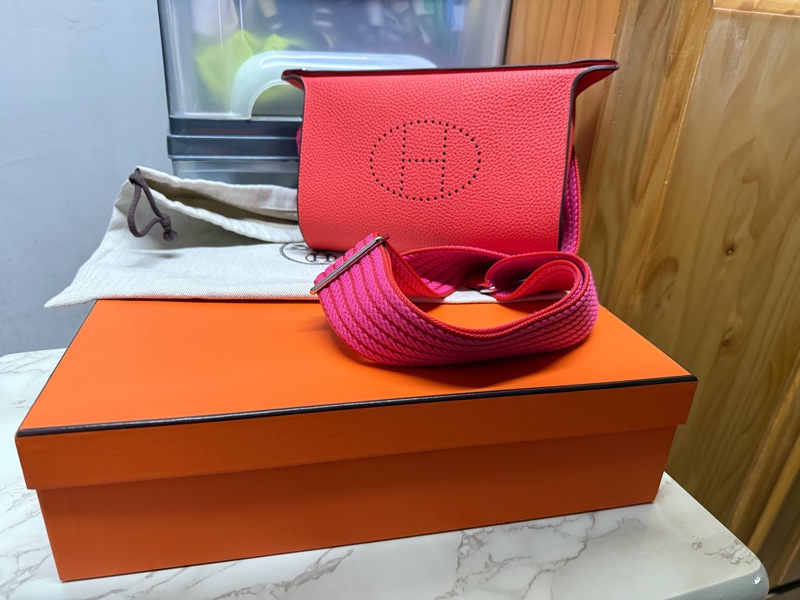 Hermes Videpoches 花田橘 Orange Field-7