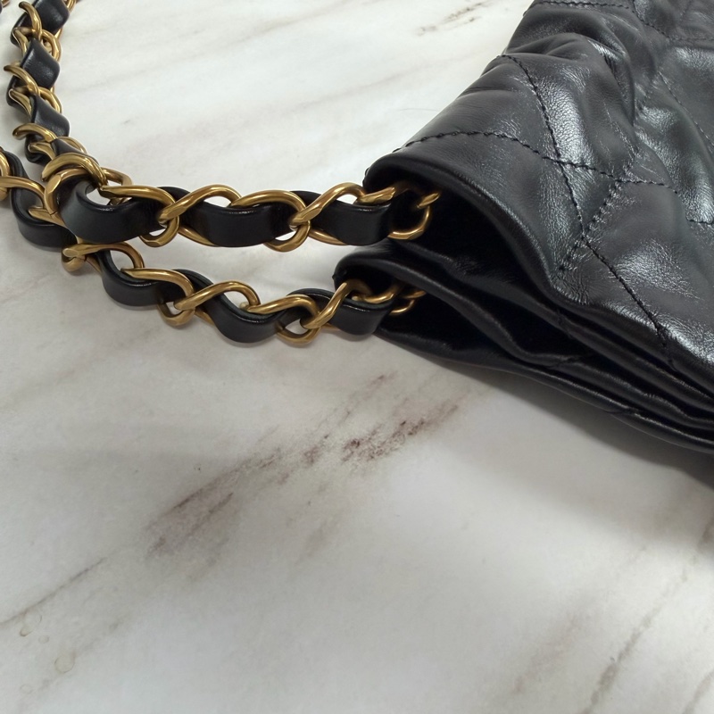 Chanel 香奈兒 22 Bag 黑金 小號-20