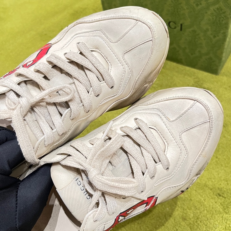 Gucci古馳紅唇老爹髒髒鞋 35碼-2