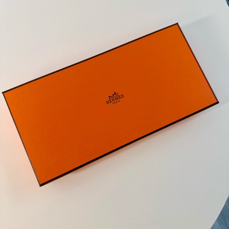 ✔️ Hermès Silk’In 經典絲巾拉鍊長夾｜金棕色（C刻）-3