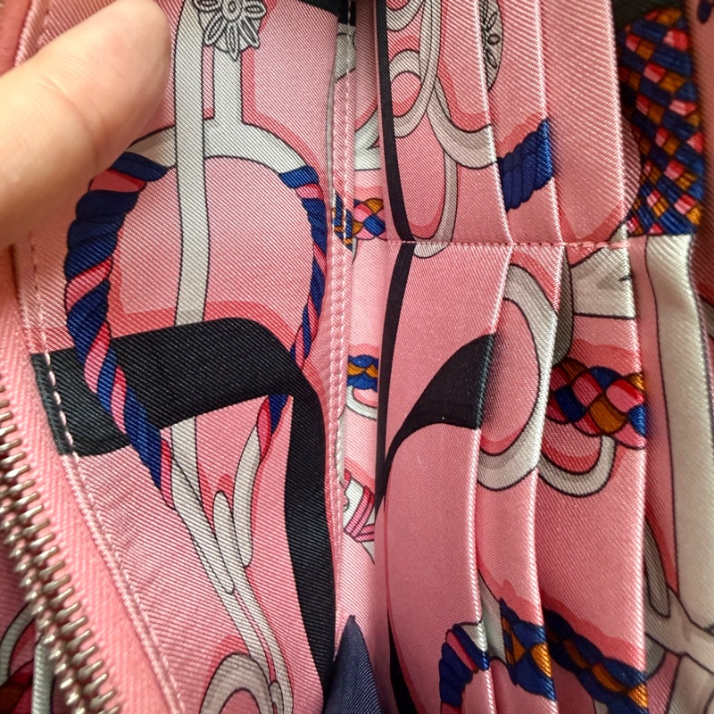 ✔️ Hermès Silk’In 經典絲巾拉鍊長夾｜金棕色（C刻）-14