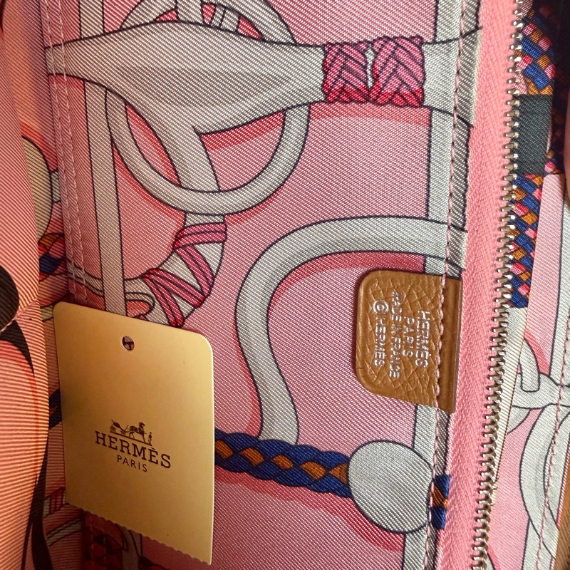 ✔️ Hermès Silk’In 經典絲巾拉鍊長夾｜金棕色（C刻）-16