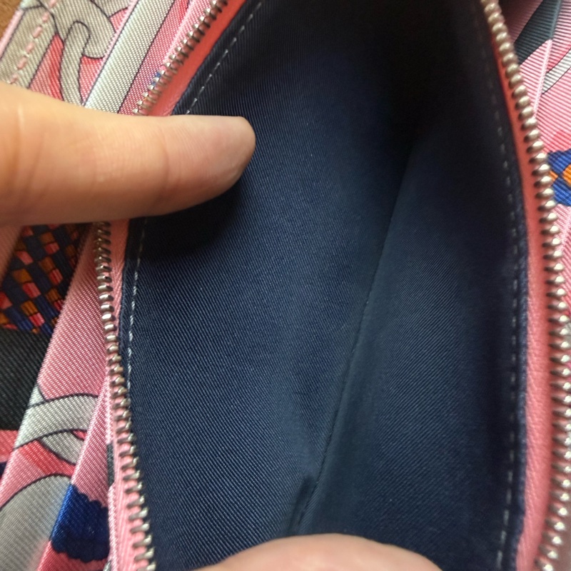 ✔️ Hermès Silk’In 經典絲巾拉鍊長夾｜金棕色（C刻）-18