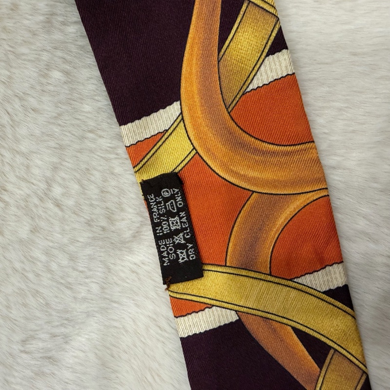 Hermes 愛馬仕 鎖鏈皮帶Twilly 絲巾-7