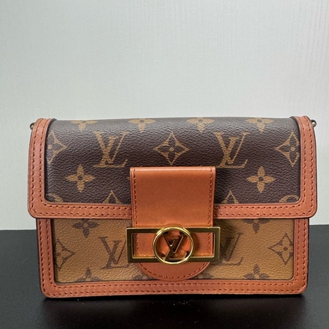 LV路易威登 Dauphine 達芙妮woc鏈條包 芯片款