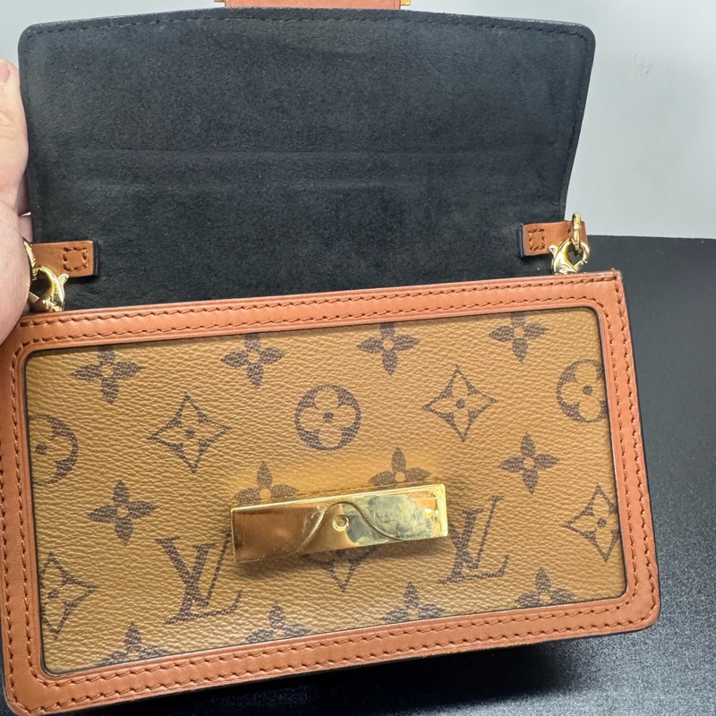 LV路易威登 Dauphine 達芙妮woc鏈條包 芯片款-11