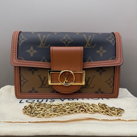 LV路易威登 Dauphine 達芙妮woc鏈條包 芯片款