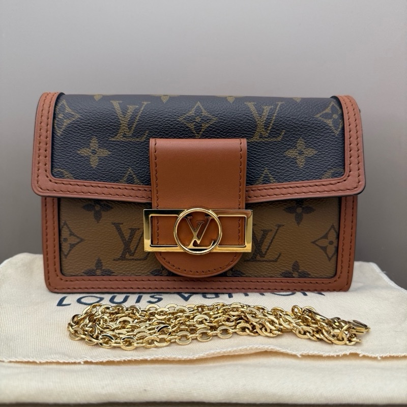 LV路易威登 Dauphine 達芙妮woc鏈條包 芯片款-0