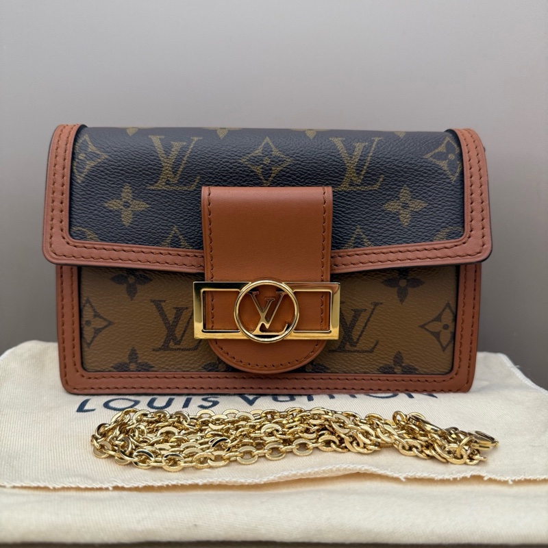 LV路易威登 Dauphine 達芙妮woc鏈條包 芯片款-6