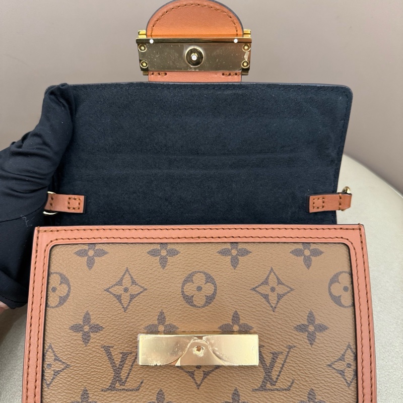 LV路易威登 Dauphine 達芙妮woc鏈條包 芯片款-15