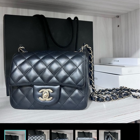 Chanel 淡金方胖