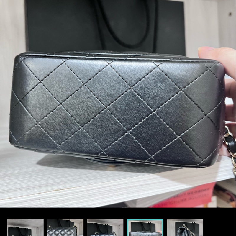 Chanel 淡金方胖-3