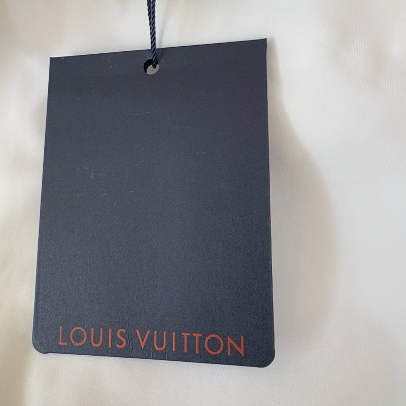閑置未使用 LV1463 路易威登 LOUIS VUITTON 泳衣花邊鏤空一字領修身連體衣 女款白色 尺寸38-7