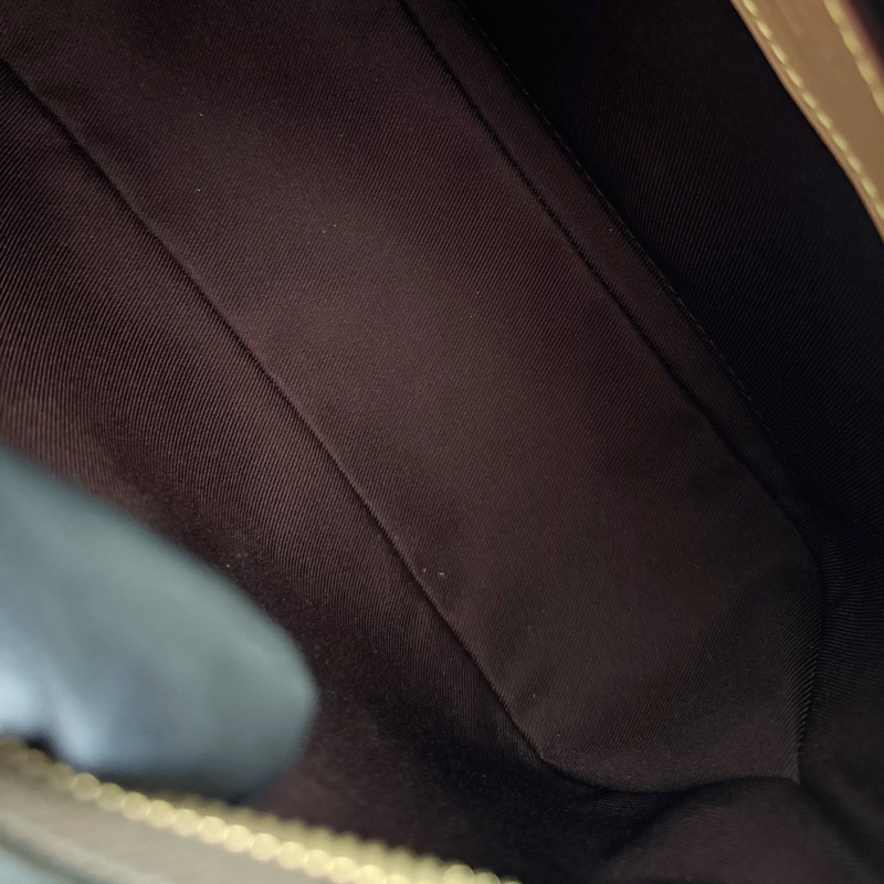 【近新閒置品】Louis Vuitton 路易威登LV Boulogne牛角包新款棕邊復古肩背包-14